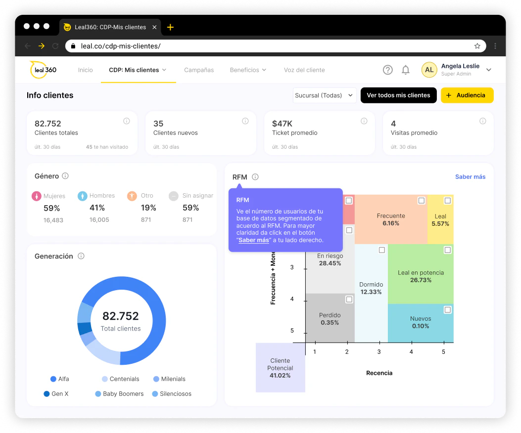 screenshot of Leal 360